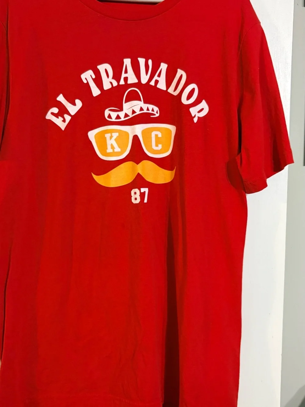 Red Graphic Short Sleeve Tee